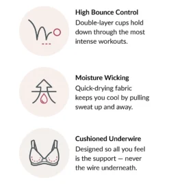 Glamorise Underwire High Impact Sports Bra 9066 -Freya Fashion Shop glamorise glam01 9066 cs1