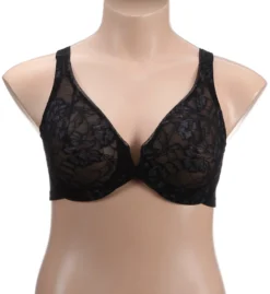Glamorise Front Close Lace Wonderwire Bra 9246 -Freya Fashion Shop glamorise glam01 9246 fs