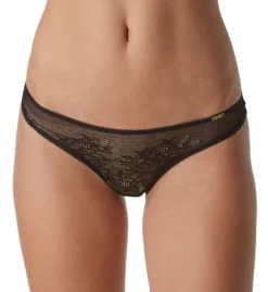 Gossard Glossies Lace Sheer Thong 13006 -Freya Fashion Shop gossard gos001 13006 fs