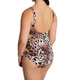 Gottex Animalia East Square Neck One Piece Swimsuit AE174U -Freya Fashion Shop gottex gotx01 ae174u bs