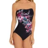 Gottex Cherry Blossom Bandeau One Piece Swimsuit CB070