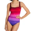 Gottex Twilight Square Neck One Piece Swimsuit TW172U