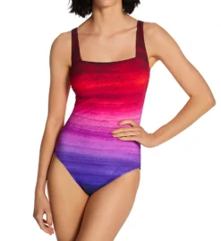 Gottex Twilight Square Neck One Piece Swimsuit TW172U