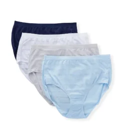 Hanes Ultimate ComfortFlex Fit Brief Panty - 4 Pack 40CFF4 -Freya Fashion Shop hanes hane01 40cff4 cs2