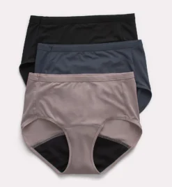 Hanes Comfort Period Light Brief Panty - 3 Pack 40FDL3 -Freya Fashion Shop hanes hane01 40fdl3 cs2