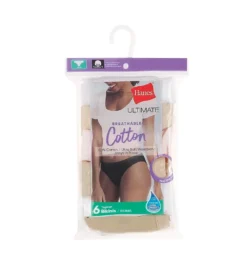 Hanes Cotton Bikini Panty - 6 Pack 42H6CC -Freya Fashion Shop hanes hane01 42h6cc cs2