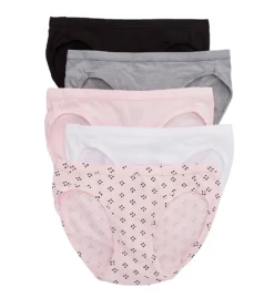 Hanes Cotton Stretch Bikini Panty - 5 Pack 42W5CS -Freya Fashion Shop hanes hane01 42w5cs cs2