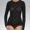 Hanky Panky Signature Lace Unlined Long Sleeve T-shirt 128L -Freya Fashion Shop hanky panky hnk001 128l gs