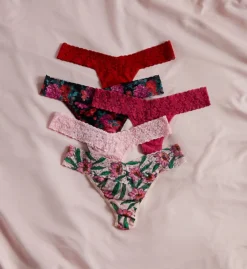 Hanky Panky Original Rise Pattern Thong 4811PTN -Freya Fashion Shop hanky panky hnk001 4811ptn cs6