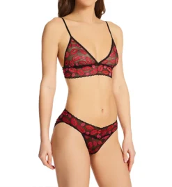 Hanky Panky Signature Lace Pattern V-kini Panty 482374P -Freya Fashion Shop hanky panky hnk001 482374p cs1