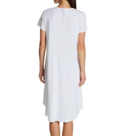 Hanky Panky Interlock Cotton Nightshirt With Contrast Stitch 6565N1 -Freya Fashion Shop hanky panky hnk001 6565n1 bs