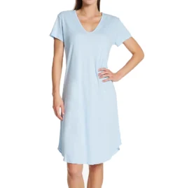 Hanky Panky Interlock Cotton Nightshirt With Contrast Stitch 6565N1