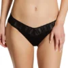 Hanky Panky Eco Rib V-Kini Panty 672371 -Freya Fashion Shop hanky panky hnk001 672371 gs