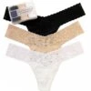 Hanky Panky Supima Cotton Low Rise Thong - 3 Pack 8915813 -Freya Fashion Shop hanky panky hnk001 8915813 gs