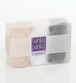 Hanky Panky Supima Cotton Original Rise Thong - 3 Pack 8918013 -Freya Fashion Shop hanky panky hnk001 8918013 cs2