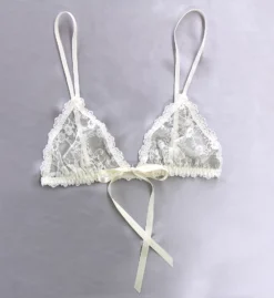 Hanky Panky After Midnight Peek-A-Boo Lace Front Tie Bralette 9C7811 -Freya Fashion Shop hanky panky hnk001 9c7811 cs1