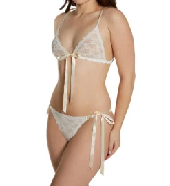 Hanky Panky After Midnight Peek-A-Boo Lace Front Tie Bralette 9C7811 -Freya Fashion Shop hanky panky hnk001 9c7811 cs2