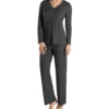 Hanro Champagne Long Sleeve Pajama Set 6704 -Freya Fashion Shop hanro han001 6704 gs