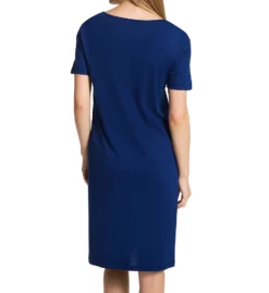 Hanro Paola Short Sleeve Sleep Gown 76047 -Freya Fashion Shop hanro han001 76047 bs