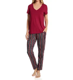 Hanro Sleep & Lounge Printed Knit Long Pant 77882 -Freya Fashion Shop hanro han001 77882 cs4