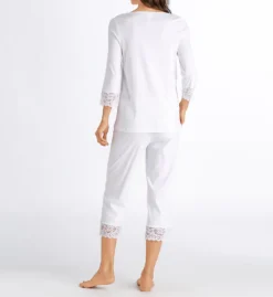 Hanro Moments Crop Pajama Set 77928 -Freya Fashion Shop hanro han001 77928 bs