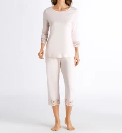 Hanro Moments Crop Pajama Set 77928 -Freya Fashion Shop hanro han001 77928 fs