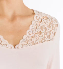 Hanro Moments Long Sleeve Pajama Set 77932 -Freya Fashion Shop hanro han001 77932 cs1