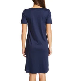 Hanro Felice Short Sleeve Sleep Gown 77979 -Freya Fashion Shop hanro han001 77979 bs