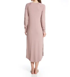 Honeydew Travel Light Long Sleeve Lounge Gown 21125 -Freya Fashion Shop honeydew hndw01 21125 bs