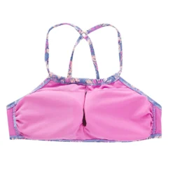 Hot Water Flower Power Mid Neck Halter Bikini Swim Top 24FP2060 -Freya Fashion Shop hot water hw01 24fp2060 cs3