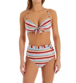 Hot Water Love Stripe Push Up Underwire Bikini Swim Top 24LS3060 -Freya Fashion Shop hot water hw01 24ls3060 cs1