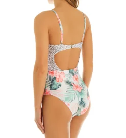 Hot Water Wild Flower Monokini One Piece Swimsuit 24WF6110 -Freya Fashion Shop hot water hw01 24wf6110 bs