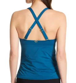 Jantzen Solids Wrap X Back Tankini Swim Top 21008T -Freya Fashion Shop jantzen jtz01 21008t cs1