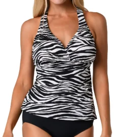 Jantzen Wild Life H Back Tankini Swim Top 22194T