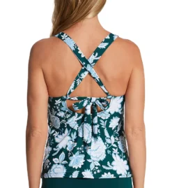 Jantzen Garden Blossom Violet X-Back Tankini Swim Top 23054T -Freya Fashion Shop jantzen jtz01 23054t bs