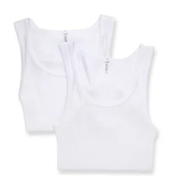 Jockey Cotton Tank - 2-Pack 3703 -Freya Fashion Shop jockey jcky01 3703 cs2
