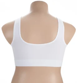 Just My Size By Hanes Pure Comfort Front Closure Wirefree Bra MJ1274 -Freya Fashion Shop just my size just01 mj1274 bs