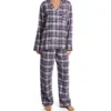 KayAnna Grey Tartan Flannel PJ Set 15175GT -Freya Fashion Shop kayanna kay001 15175gt gs