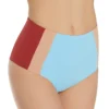 L Space Color Block Portia Girl Hi Waist Swim Bottom CBPGC20 -Freya Fashion Shop l space lspc01 cbpgc20 gs
