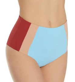 L Space Color Block Portia Girl Hi Waist Swim Bottom CBPGC20