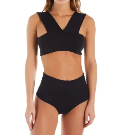 L Space Gold Stars Parker Reversible Bikini Swim Top LSPAT17 -Freya Fashion Shop l space lspc01 lspat17 cs2