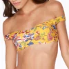 L Space Pacific Bloom Ziggy Off The Shoulder Swim Top PBZGT18 -Freya Fashion Shop l space lspc01 pbzgt18 gs