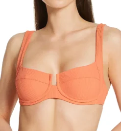 L Space Pointelle Camellia Bikini Swim Top PTCAT20