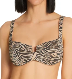 L Space Animal Instinct Camellia Bikini Swim Top SHCAT21