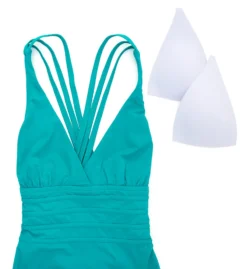 La Blanca Island Goddess Multi Strap Mio One Piece Swimsuit LB0IG22 -Freya Fashion Shop la blanca labl01 lb0ig22 cs2