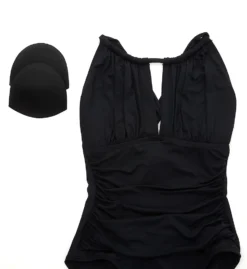 La Blanca Island Goddess High Neck Mio One Piece Swimsuit LB1IG27 -Freya Fashion Shop la blanca labl01 lb1ig27 cs6