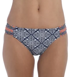 La Blanca Mandala Dream Side Shirred Hipster Swim Bottom LB1JB96