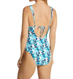 La Blanca Seaglass Shores Twist Mio One Piece Swimsuit LB2CG04 -Freya Fashion Shop la blanca labl01 lb2cg04 bs
