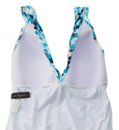 La Blanca Seaglass Shores Twist Mio One Piece Swimsuit LB2CG04 -Freya Fashion Shop la blanca labl01 lb2cg04 cs6