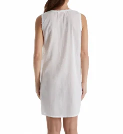 La Cera 100% Cotton Woven Sleeveless Embroidered Gown 1104C -Freya Fashion Shop la cera lace01 1104c bs